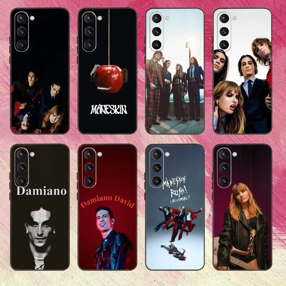 

D-Damiano D-David M-Maneskin-es Phone Case For Samsung Galaxy A73,A72,A71,A70,A53,A52,A51,Soft Silicone Black Cover