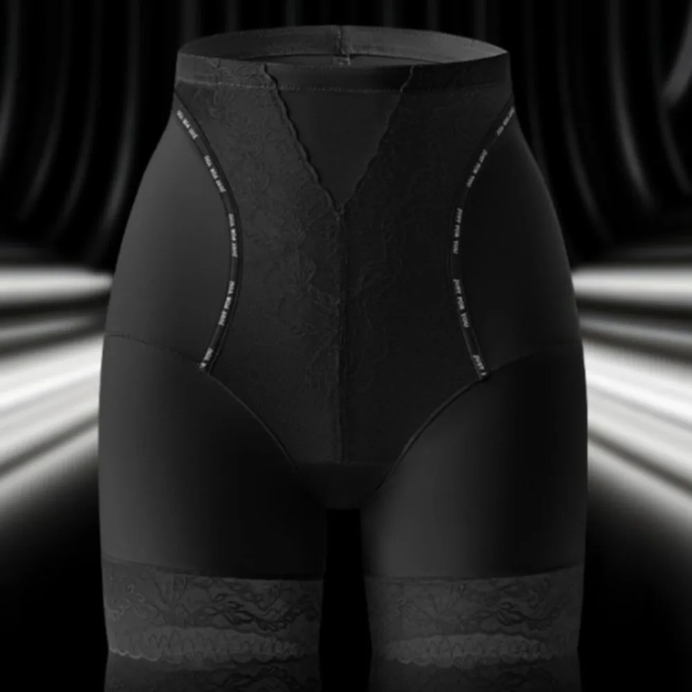 

Large Size Shapewear Panties Women Lace Floral High Waist Seamless Underwear Belly Contracting Lingeries Postpartum Body Shapers