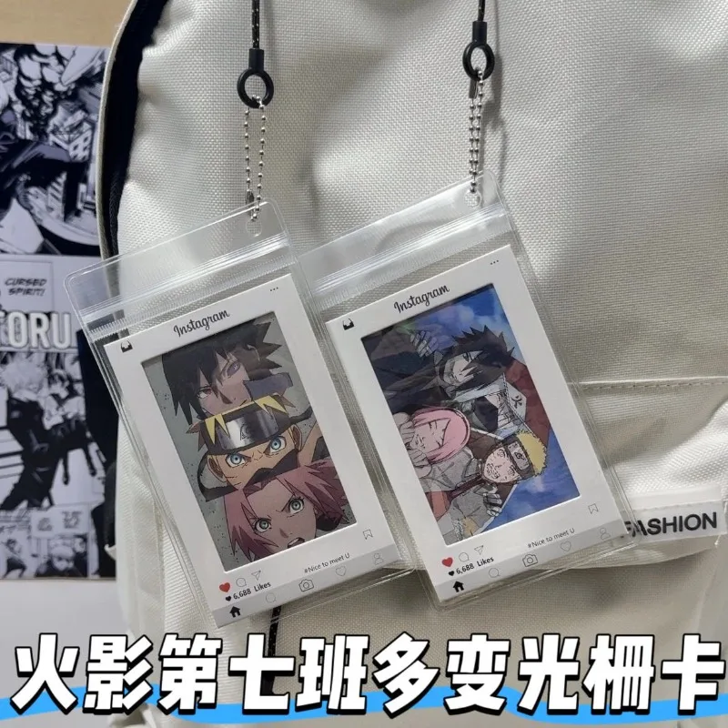 

Creative Naruto Cards Kakashi Sasuke Sakura Anime Figure Cartoon Grating Card Goods Toy Children Birthday Gift Anime Merchandise