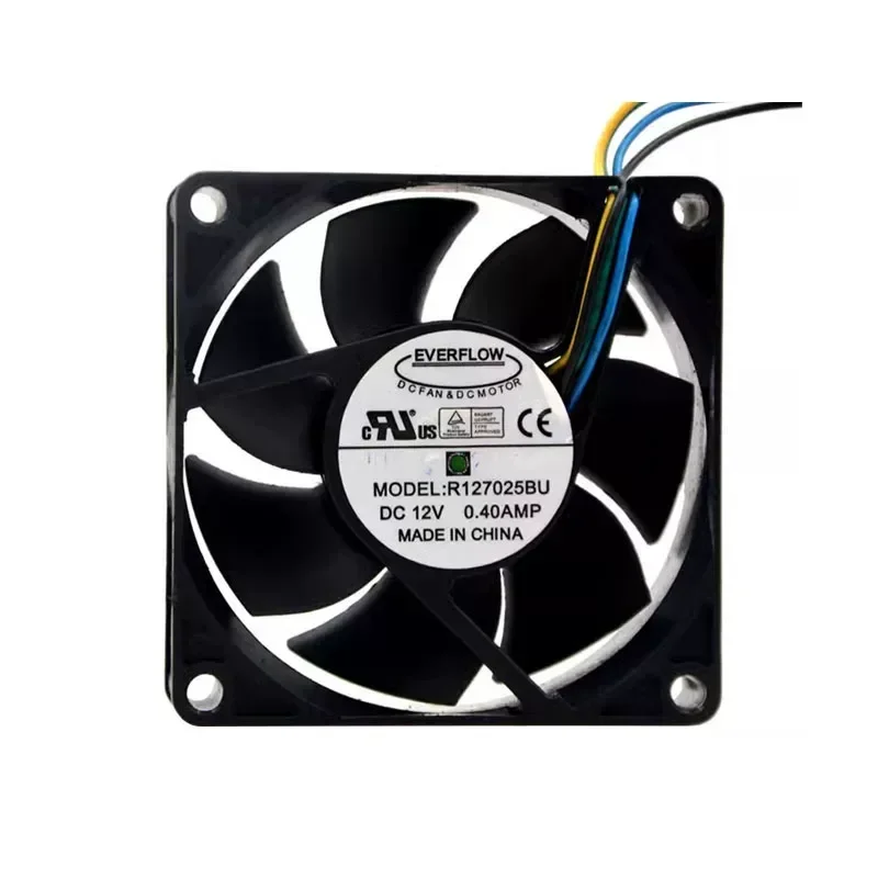for Cooljag Jaguar 7025 R127025BU 12V 0.40A CPU Main Board 4-Wire PWM Temperature Control Speed Regulation Fan