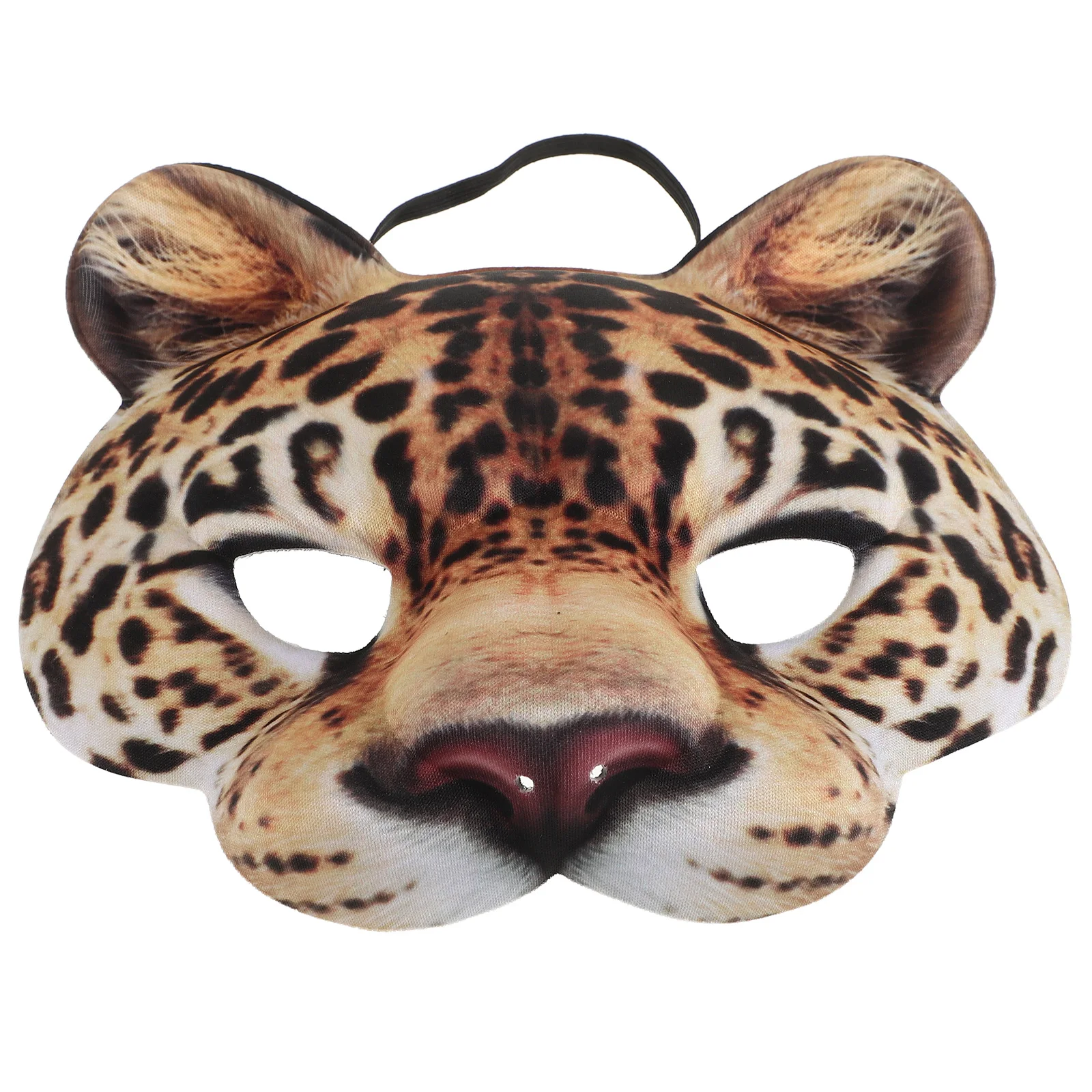 

Leopard Mask Animal Cosplay Masquerade Masks Gras Party Face Unisex Role Play Lightweight Reusable Bright Color Creative