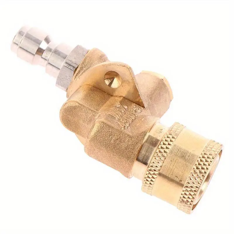High Pressure Car Washer 14 Quick Connect Rotary Coupler Adjustable Adapter with 5 Spray Nozzles Copper Connection image 5