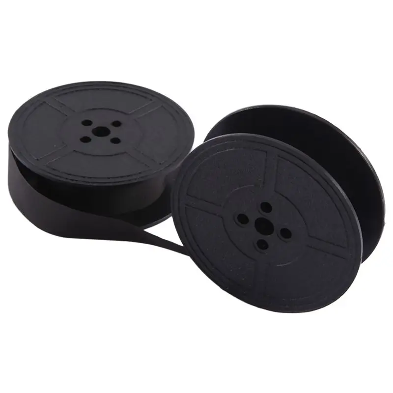 

ABSK-Typewriter Ribbon Twin Spool Typewriter Ribbon Ink Twin Spool Pack Ink Replacement Part For Most Typewriter(Black)