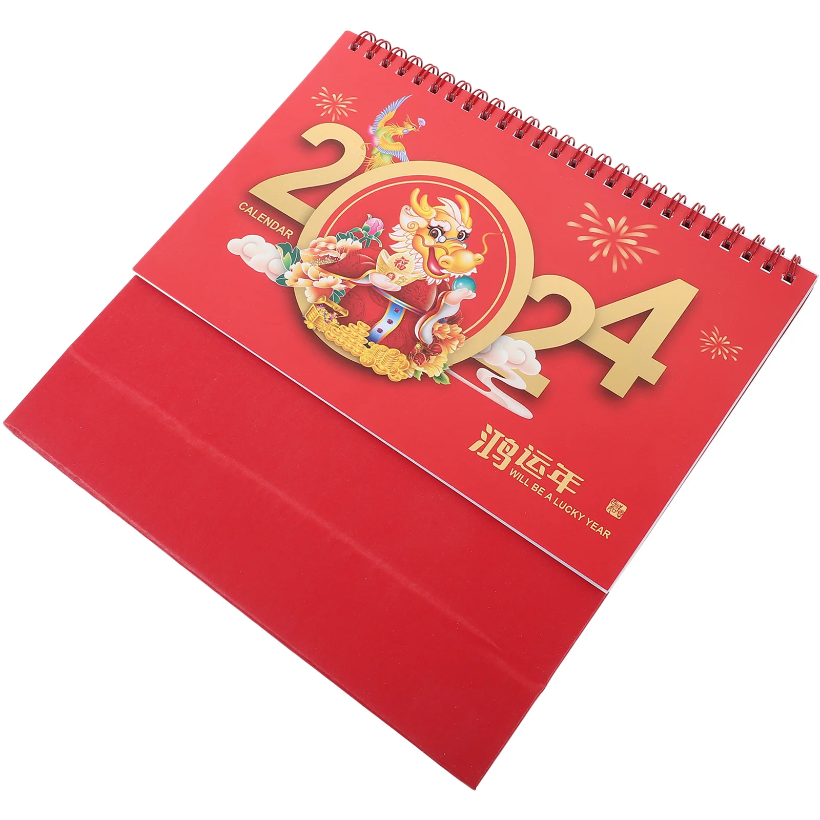 

Chinese Style Desk Calendar Paper Material Creative Design for Students Office Home Decorative 2024 Monthly Flip Desktop