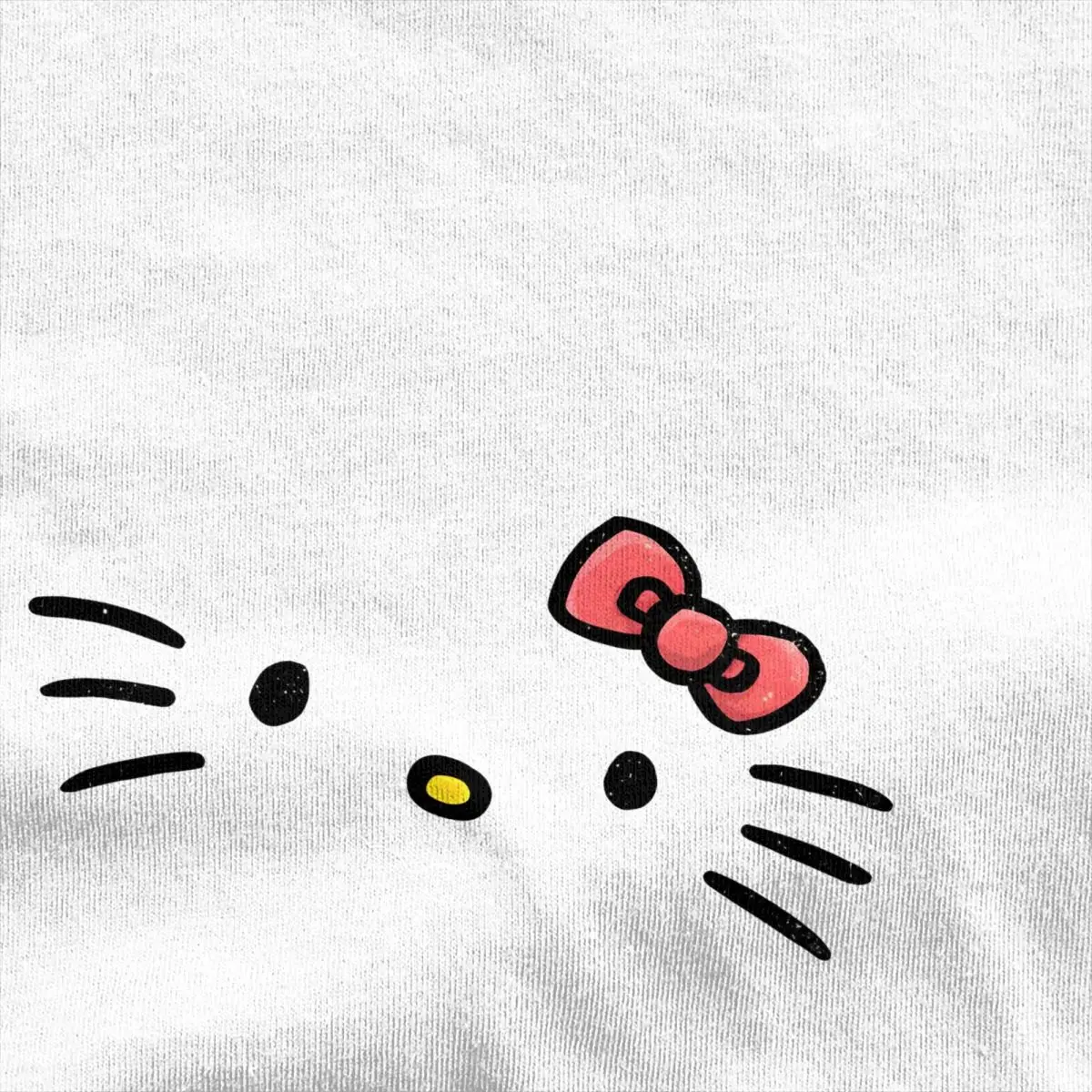 Hi Kitten Mask T-Shirt Summer Street Style T-Shirts 100 Cotton Harajuku Tee Shirt For Adult Short Sleeve Design Clothes