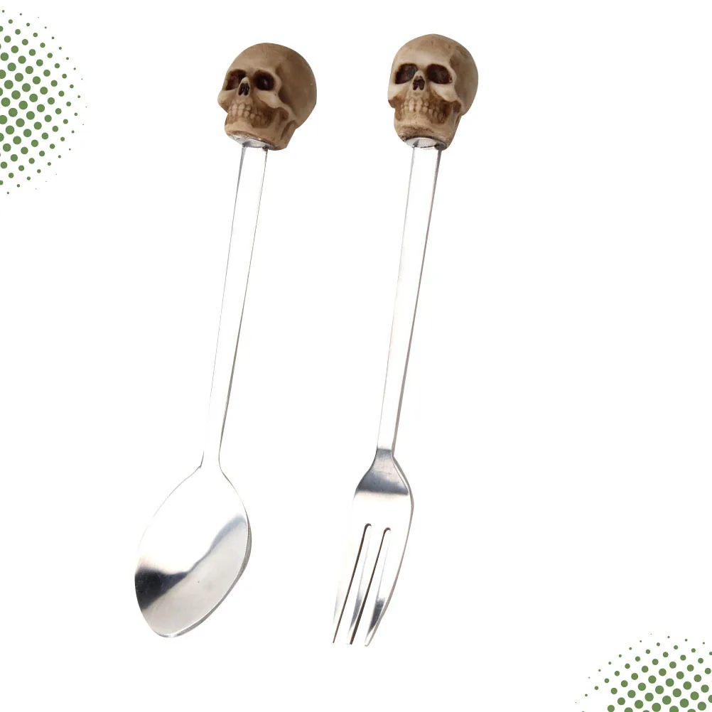 

2Pcs Stainless Steel Spoon Fork Set Polished Finish Easy Clean Cutlery for Everyday Meals and Outdoor Use Stainless Steel Fork