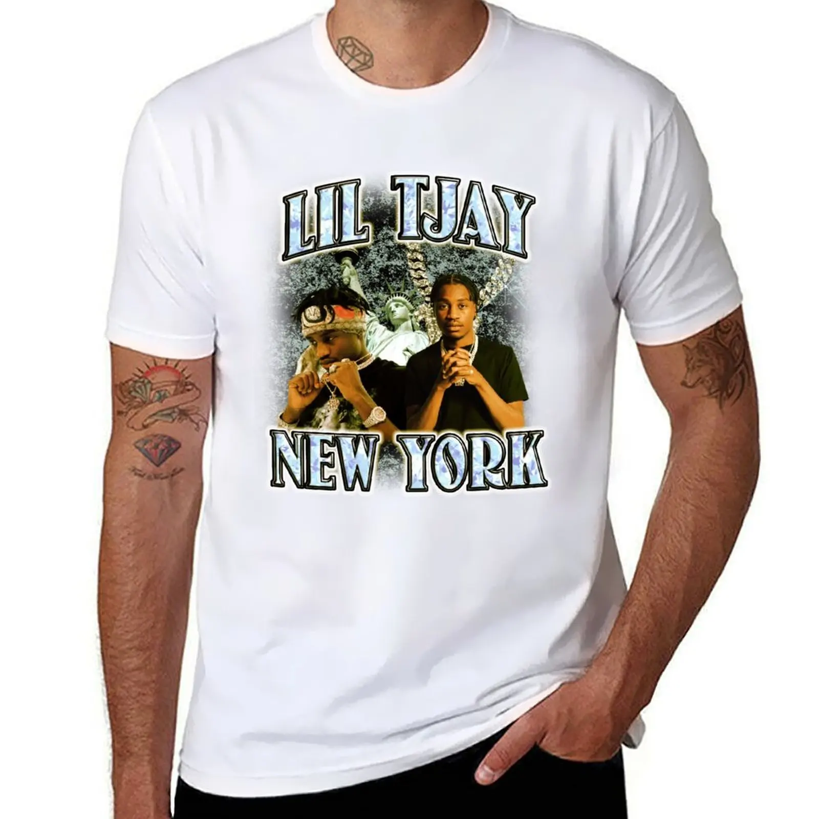

Lil Tjay Shirt T-Shirt t shirt man casual man t shirt cotton high quality T-Shirt