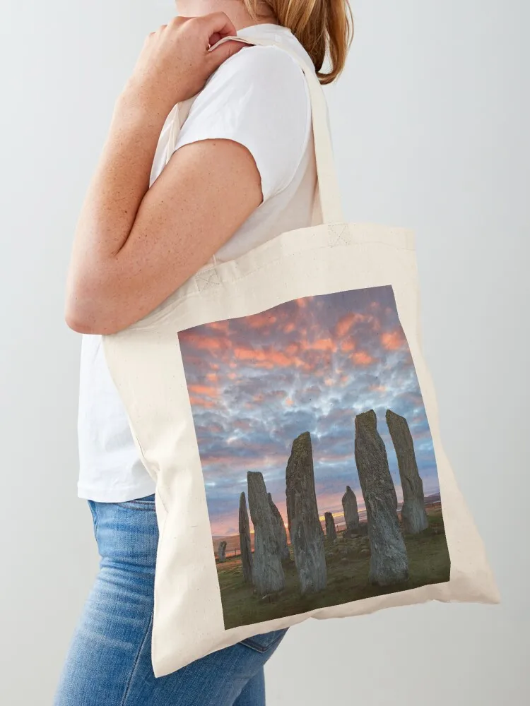 Sunrise at Callanish Stone Circle Tote Bag Canvas bag for women Big bag women Canvas Tote