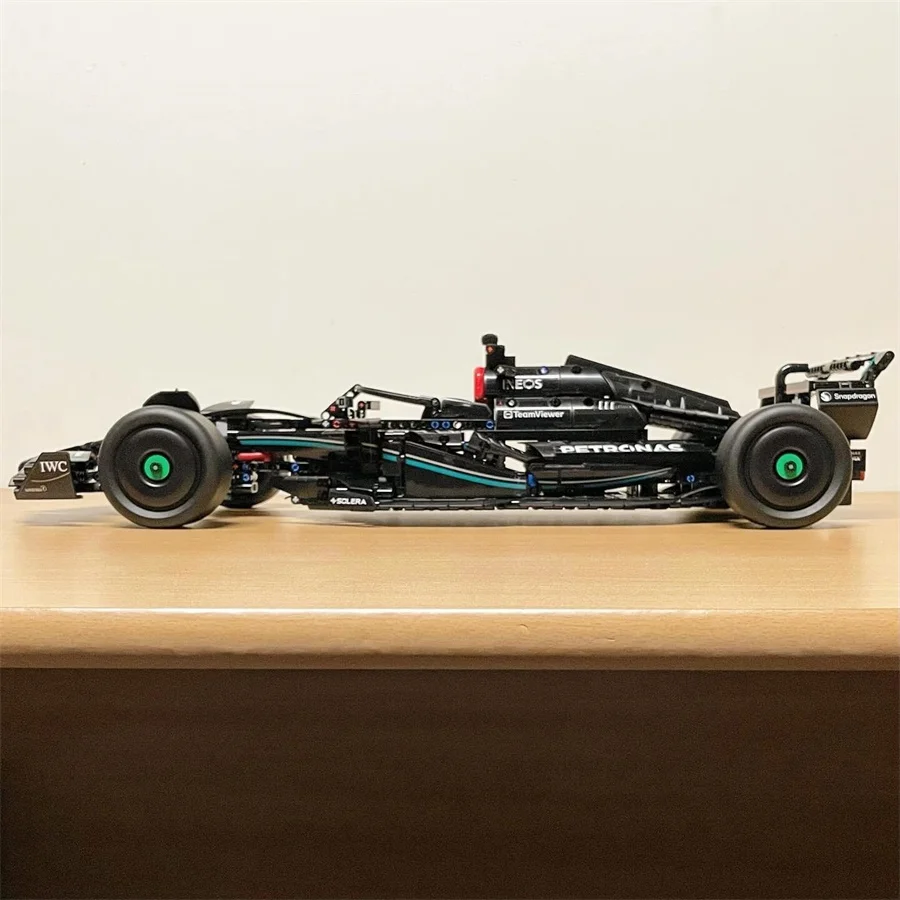 MOC 1:8 Black Formula City Speed Racing Car Building Blocks Bricks Famous Sport Vehicle Model Boy Assembly Toy for Kid Gifts