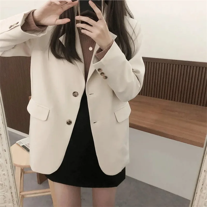 Fashion Celebrity Small Suit Jacket For Women Spring  Autumn Design Sense Niche Korean Version Casual Temperament Suit Top Women