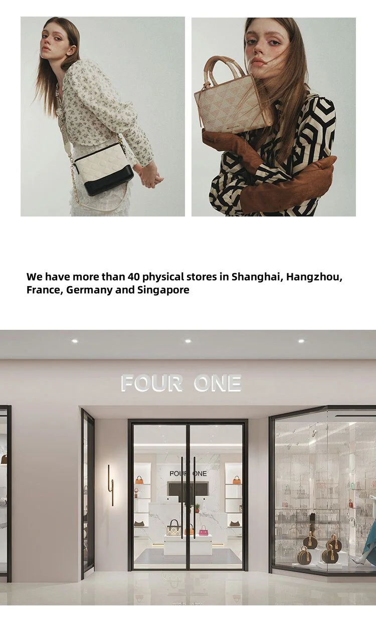 FOUR ONE niche texture backpack, women's stylish single shoulder handbag, high-end travel commuting backpack_voghion.com