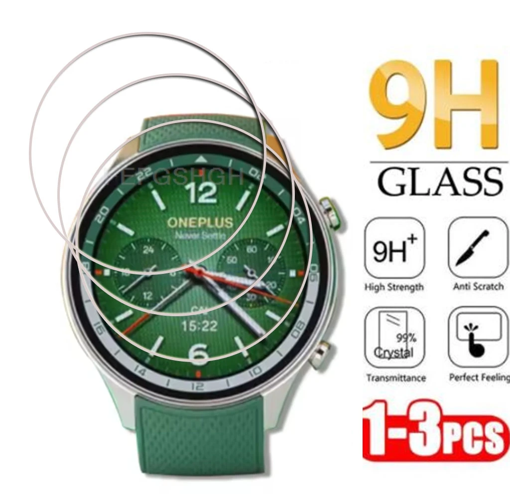 Protecteur d'écran pour montre intelligente OnePlus Watch 2R, en verre trempé 9H, Film de couverture pour montre intelligente One Plus Watch2R 2 R Sport