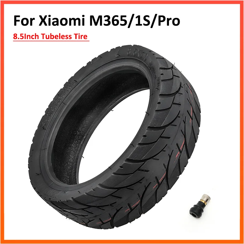 Tubeless Vacuum Tire for Xiaomi M365 Pro 1S MI3 Electric Scooter Durable Strong Tyre with Gas Nozzle 8 1/2x3.0 8.5inch