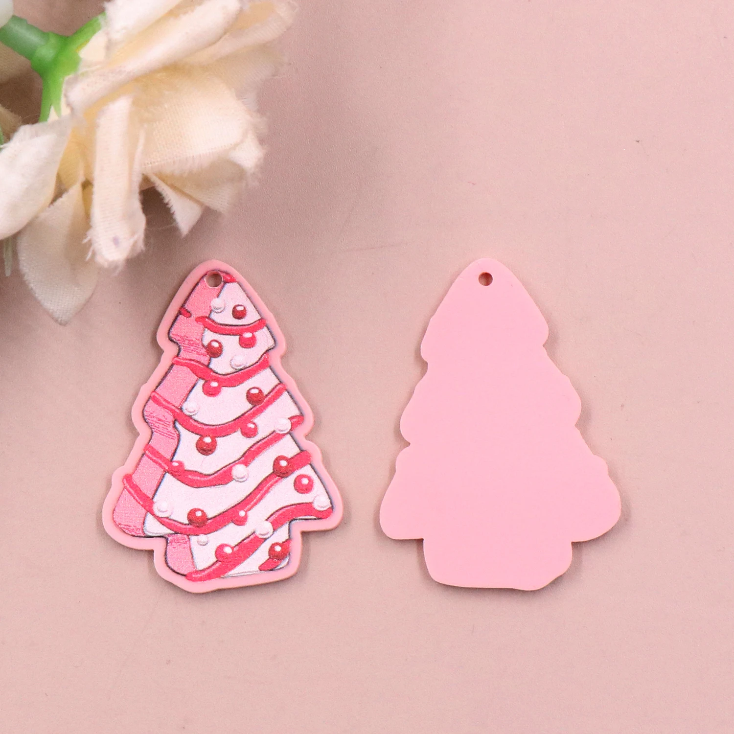 Set of 10 New product CN christmas tree For earring acrylic women\'s jewelry accessories