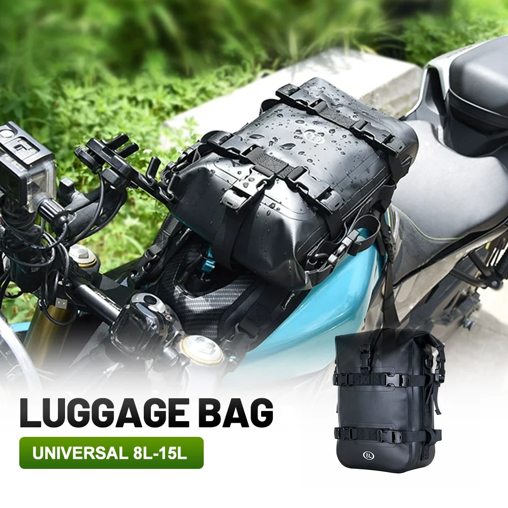 Universal Motorcycle Waterproof Fuel Tank Bag Multifunctional Hanging Bag Outdoor First Aid Pouch Touring Equipment