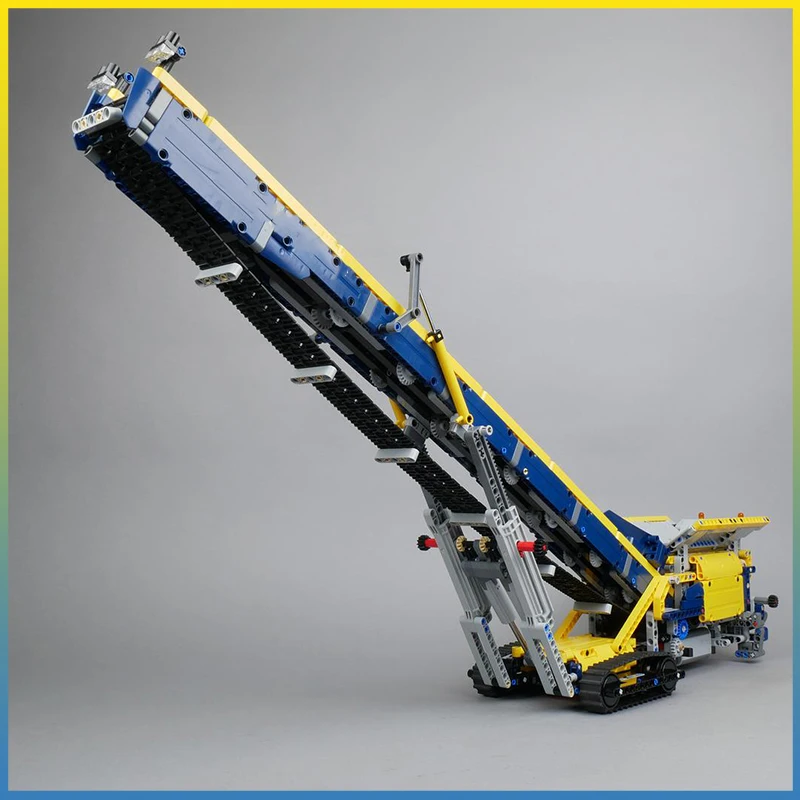 

NEW 1202PCS MOC City Engineering Series Mobile Hopper Feeder Conveyor Belt Creative Ideas Children Toy Gift Technology Blocks