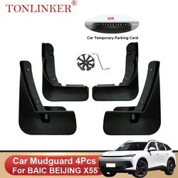 TONLINKER Auto Parafango Per BAIC BEIJING X55 2022 2023- Paraspruzzi Parafanghi Paraspruzzi Anteriore Parafango Posteriore Paraspruzzi Accessori