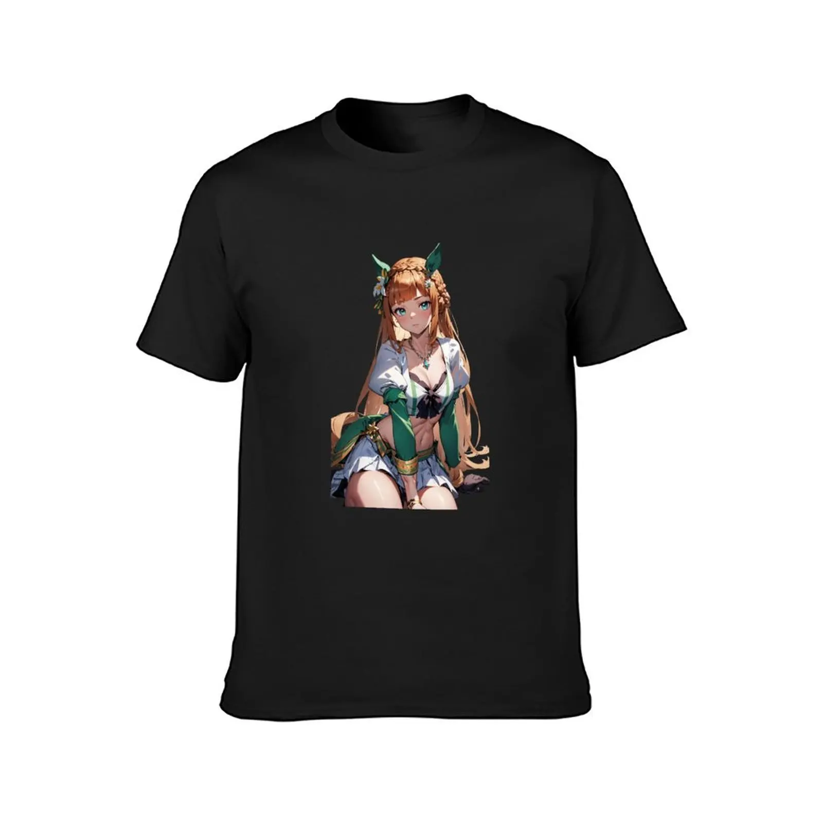 Cute Anime Girl, Silence Suzuka - Uma Musume T-Shirt cute clothes tops for a boy shirts graphic tees mens vintage t shirts