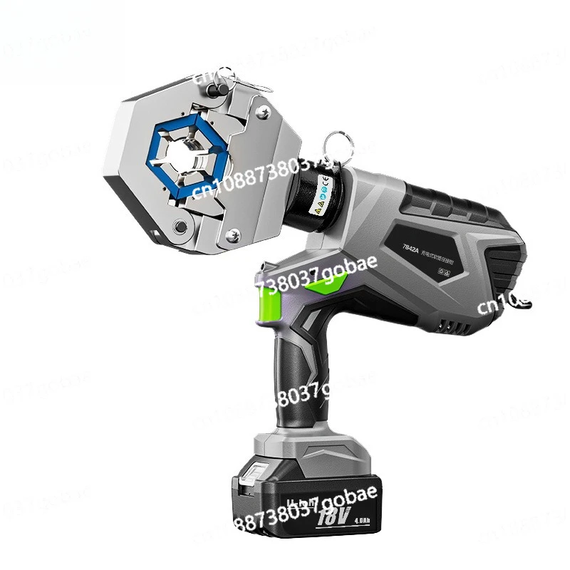 Electric Hydraulic Hose Crimper Stainless Steel Hose Fittings Crimping Tool Air Conditioning Repaire Rechargeable Pipe Crimper