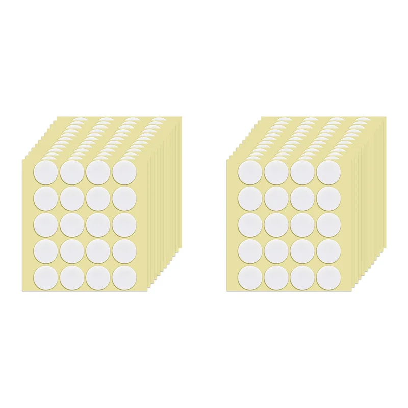 ABMS-Diy مادة الشموع 480 قطعة شريط على الوجهين لفتائل الشموع شمعة الفتيل تحديد ملصق قطر 20 مللي متر سميكة 1 مللي متر