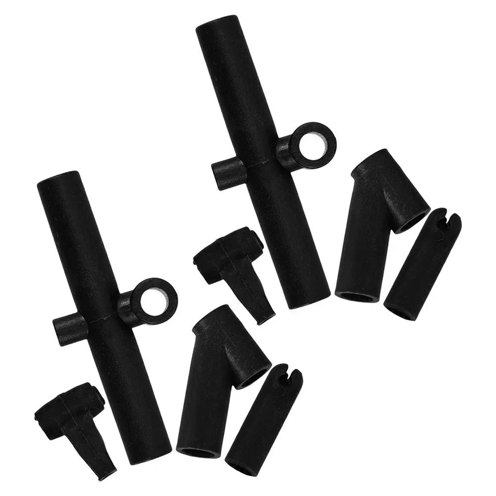 2 مجموعة 2 مجموعات من موصلات الإطار البلاستيكي لتقوم بها بنفسك أجزاء إصلاح الطائرة الورقية خفيفة الوزن عالية الشفافية استبدال الملحقات للرياح القوية