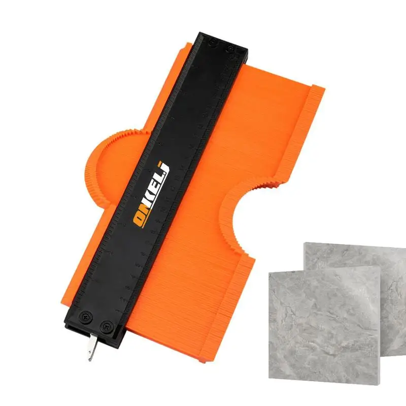 Contour Gauge Tool Super Gauge Shape And Outline Tool Adjustable Multi Angle Ruler Profile Duplicator Wood Marking Tool