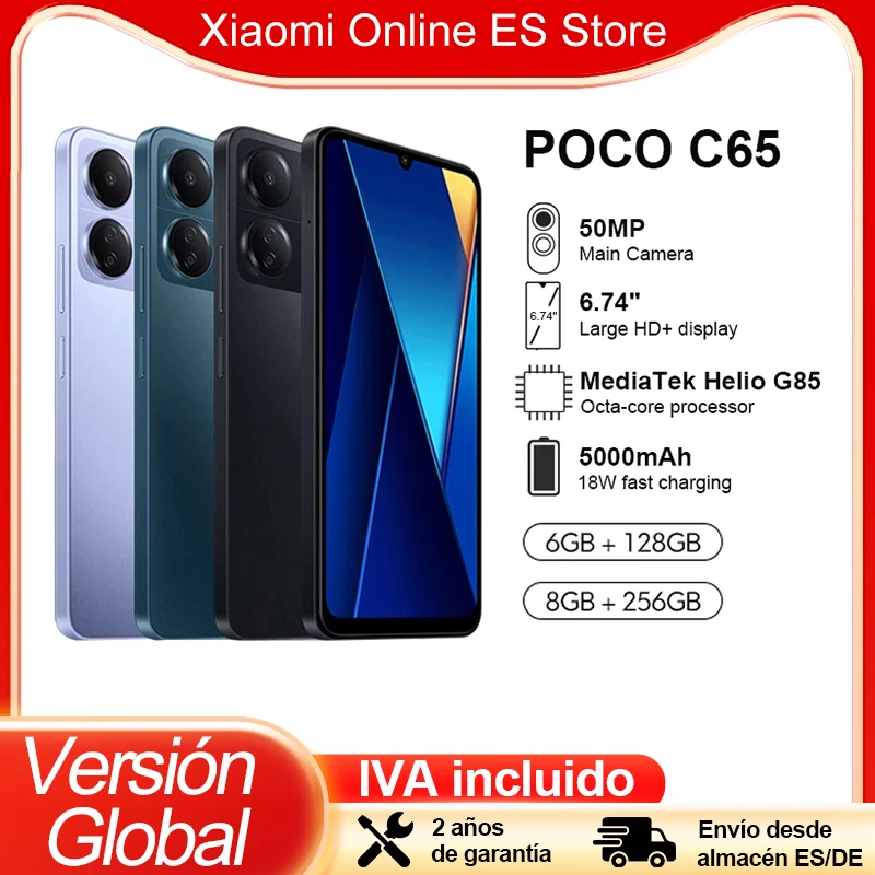 Xiaomi POCO C65 Global Version 8GB 256GB Octa Core 5000mAh 6.74