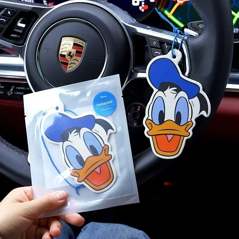 Disney-Tablettes de parfum de voiture, aromathérapie Anime, Minnie TureMouse, désodorisant, pendentif de voiture, cadeaux de décoration, nouveau