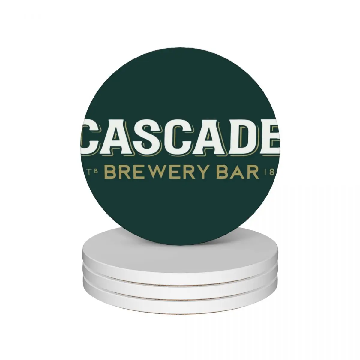 Cascade Brewery logo Ceramic Coasters (Set of 4) cute kitchen supplies cup set Coasters