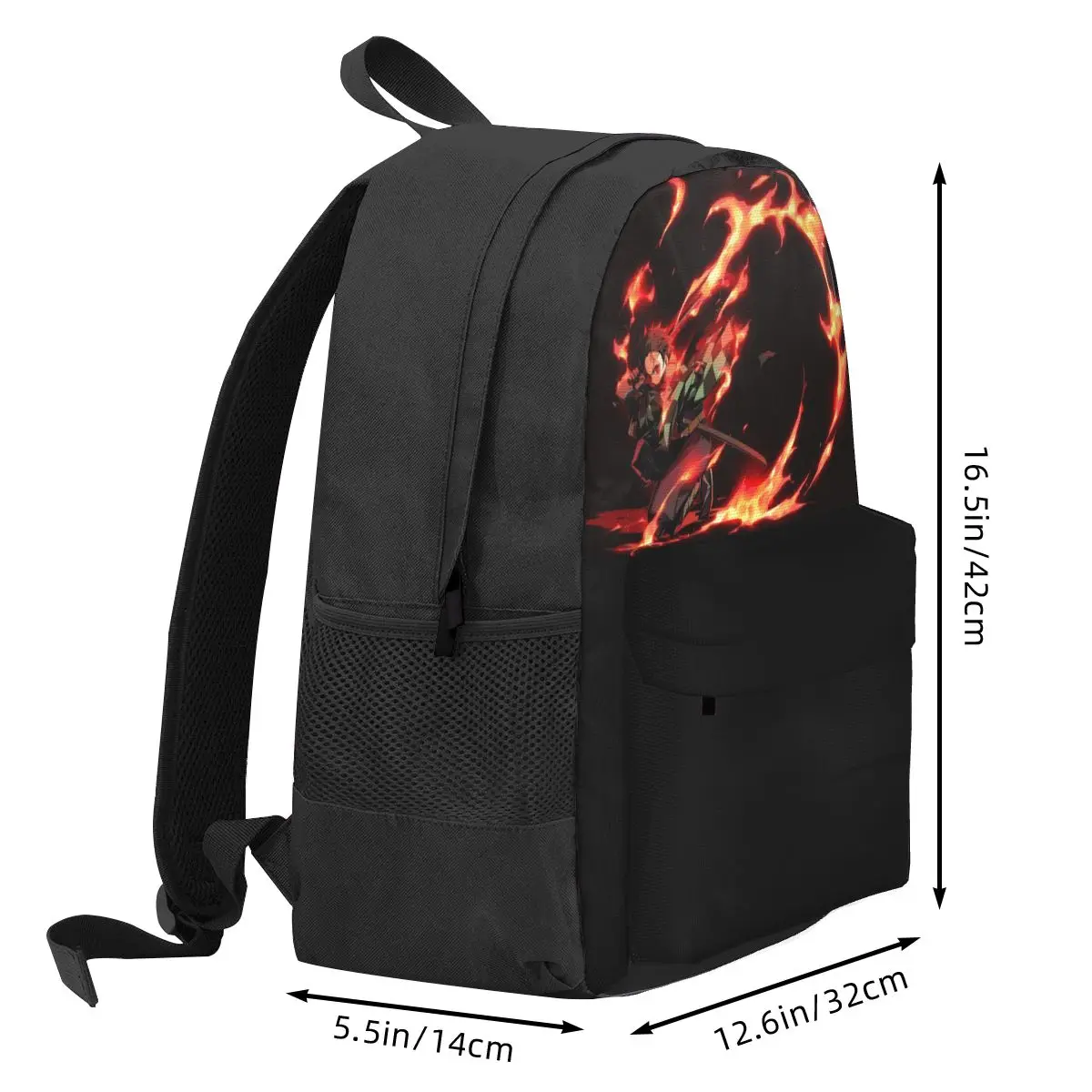 Demon Slayer Kimetsu No Yaiba Women Backpack Student School Bag Anime Computer Rucksack Boys Girls Large Capacity Rucksack