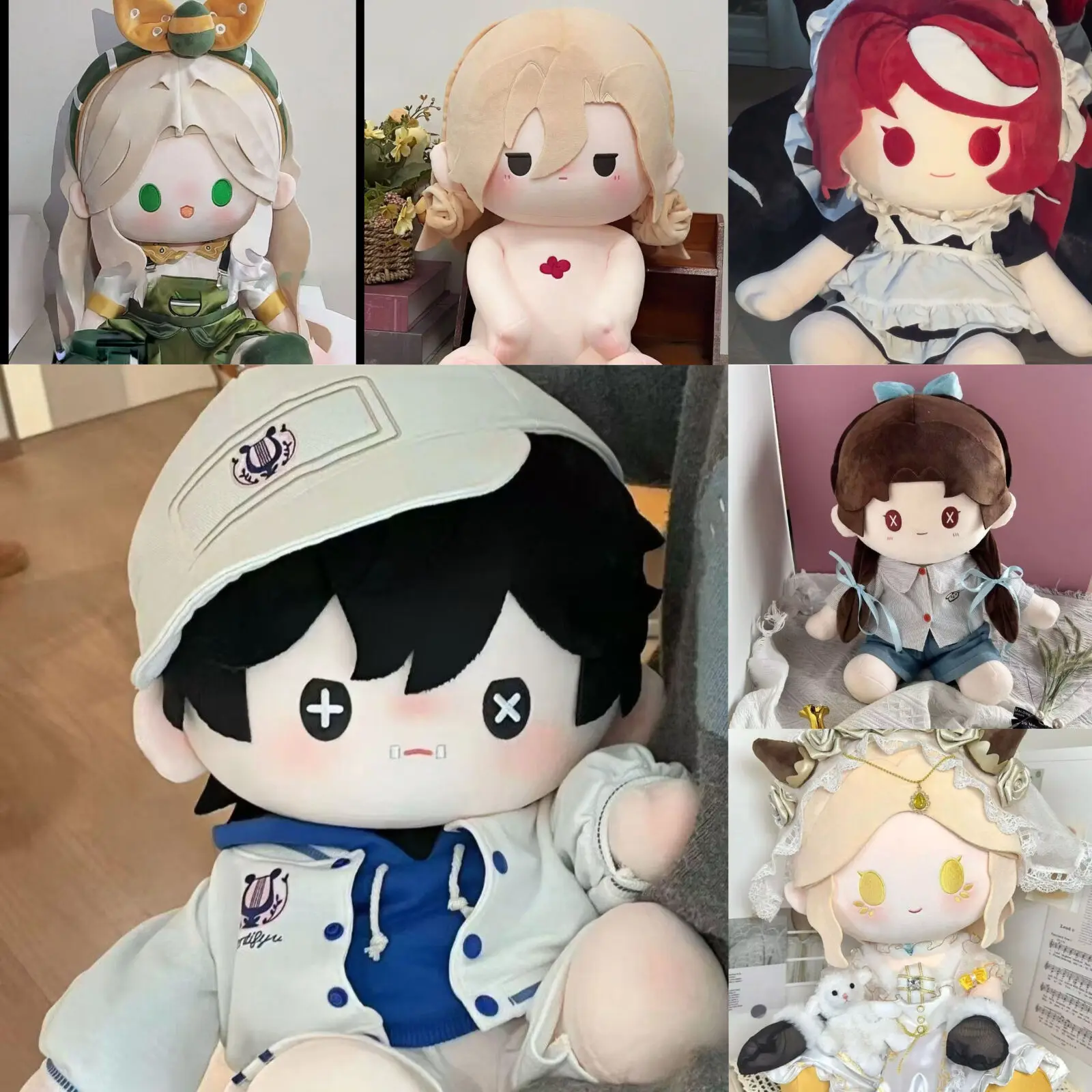 

40 см Identity V Mercenary плюшевая кукла маленькая девочка кровавая королева священник сидящий косплей наряд хлопковая кукла сменная одежда игрушки