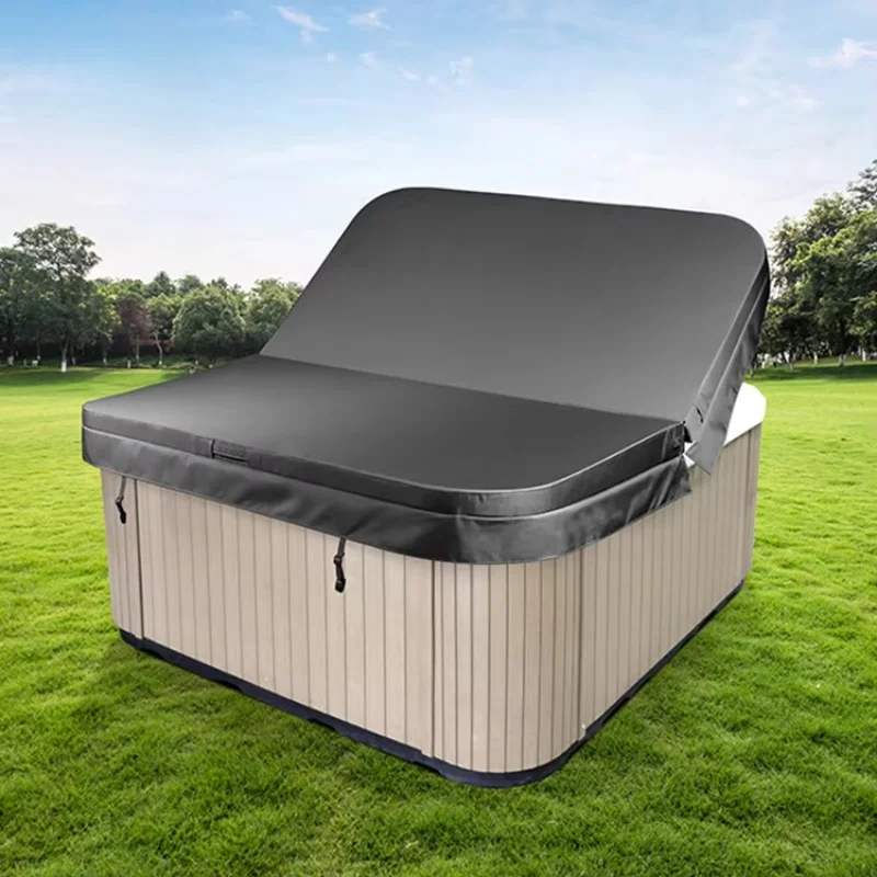 

New Customized Shape Outdoor Protect Spa Whirlpool From Rain Sunshine Damage Good Quality Spa Cover