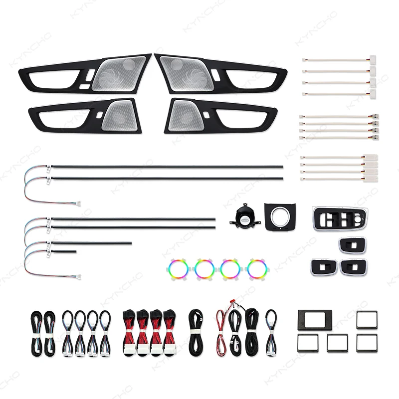 

For XC60 Smart Dimmable 64 Colors LED Ambient Light with for APP Control 12V Automotive Interior Lighting