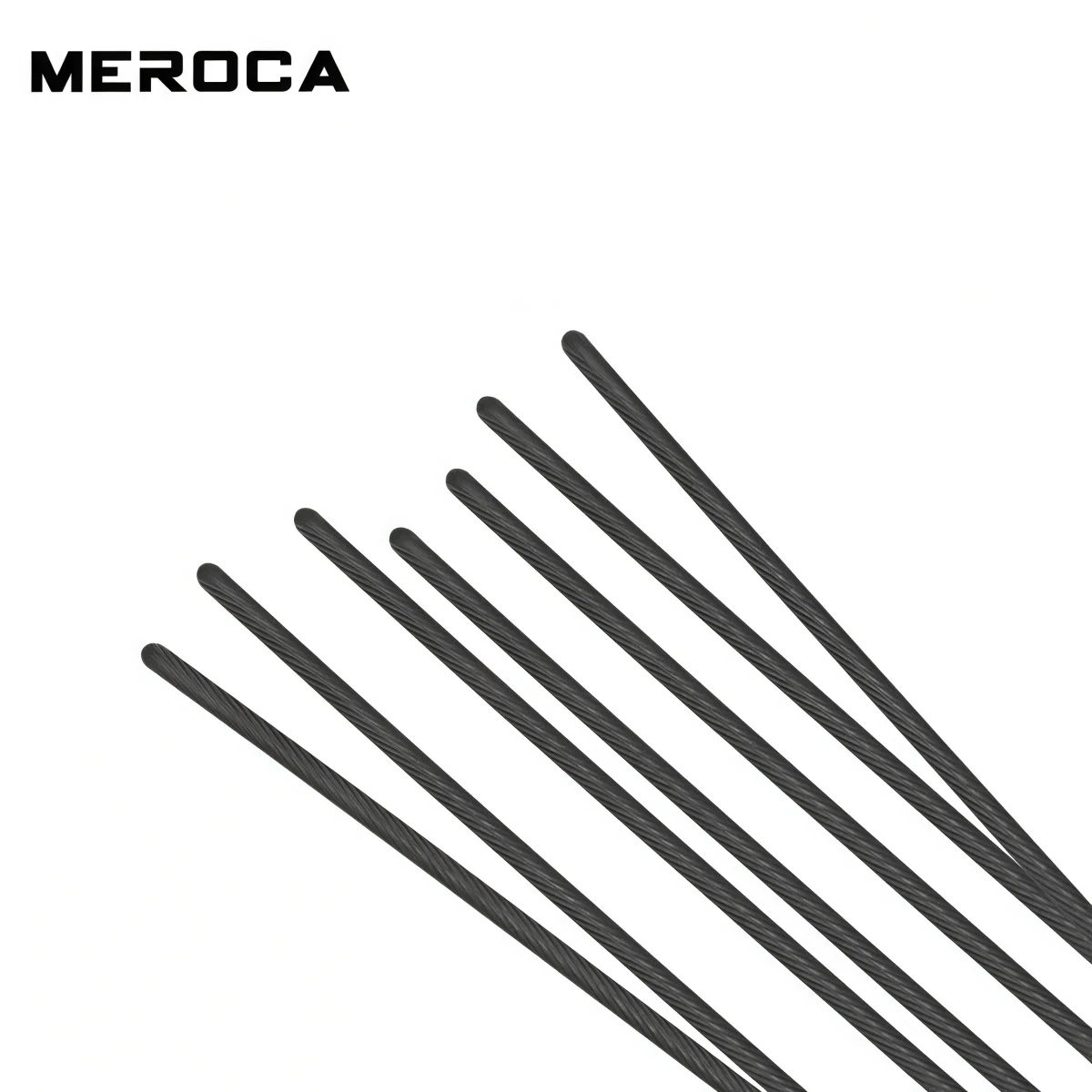 MEROCA Brems- und Schaltkabel aus poliertem Edelstahl, 1550/21100 mm (Teflon-beschichtet) – für MTB/Rennrad (vorne/hinten im Lieferumfang enthalten) – Detail 4