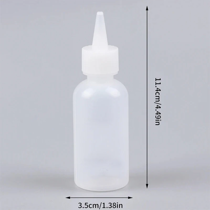 50ML Plastic Liquid Alcohol Bottle for Dispenser Rosin Solder Flux Paste for Phone PCB Cleaning Welding Repair Tools