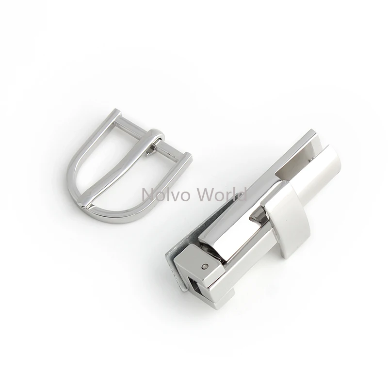 2/10/30Sets 44x19mm Silver Metal Turn Lock With Buckle For Briefcase Wallet Totes Bags Closures Snap Clasps Locks Accessories