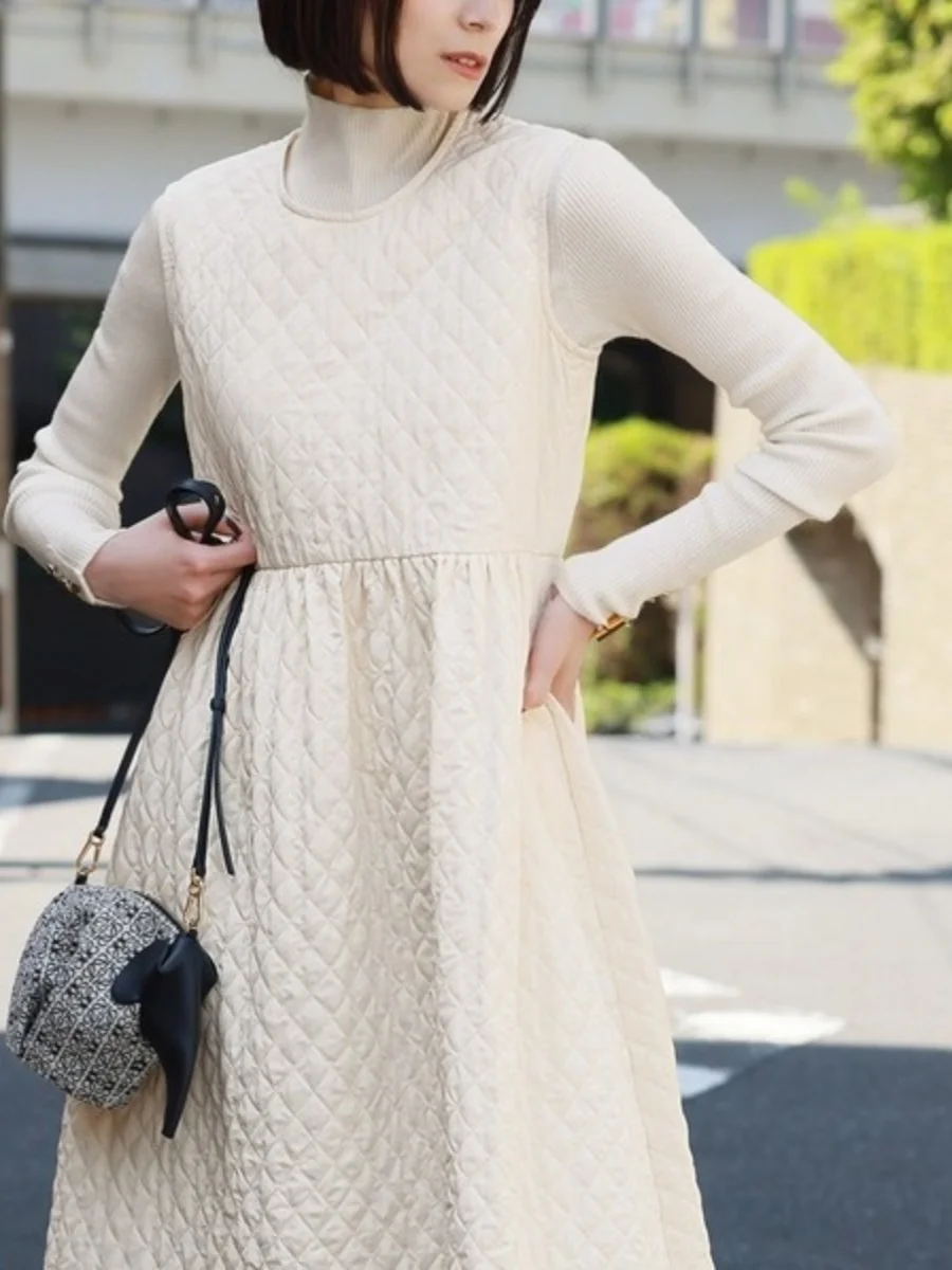 Japonês sle primavera outono spela ba gravata diamante id padrão algodão colete longo dr formal dr camada base dr