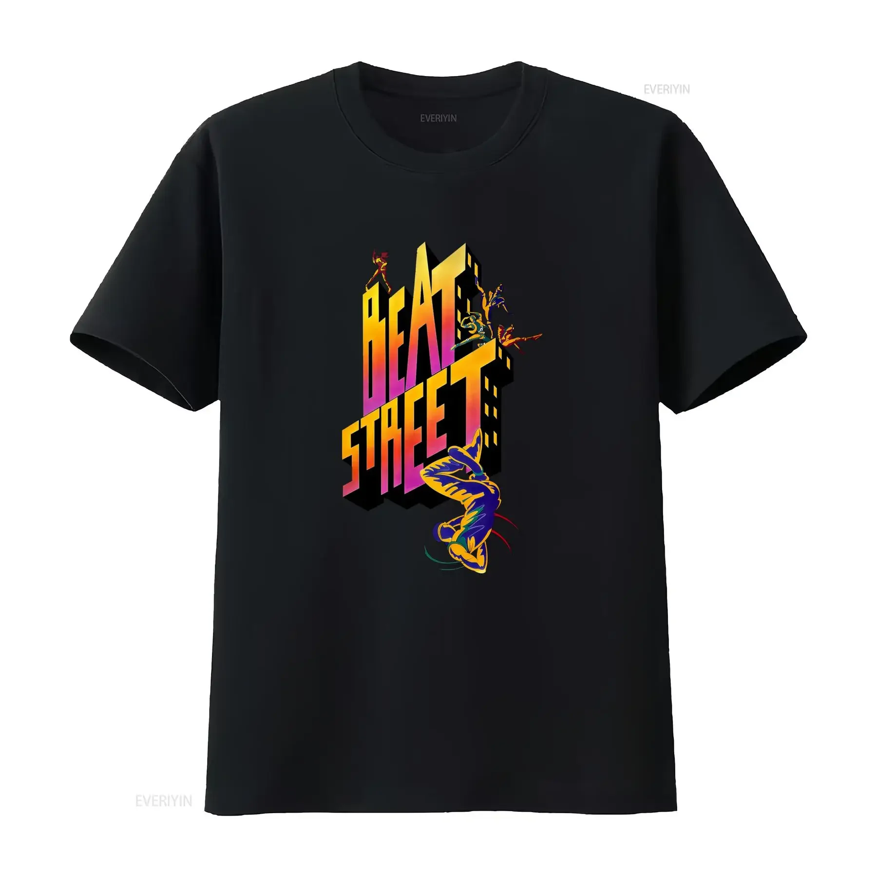 Beat Street Breakdance Movie Hip Hop T Shirt for Casual Fashion Streetwear vintage Washed fashion Soft designer clothes Unisex