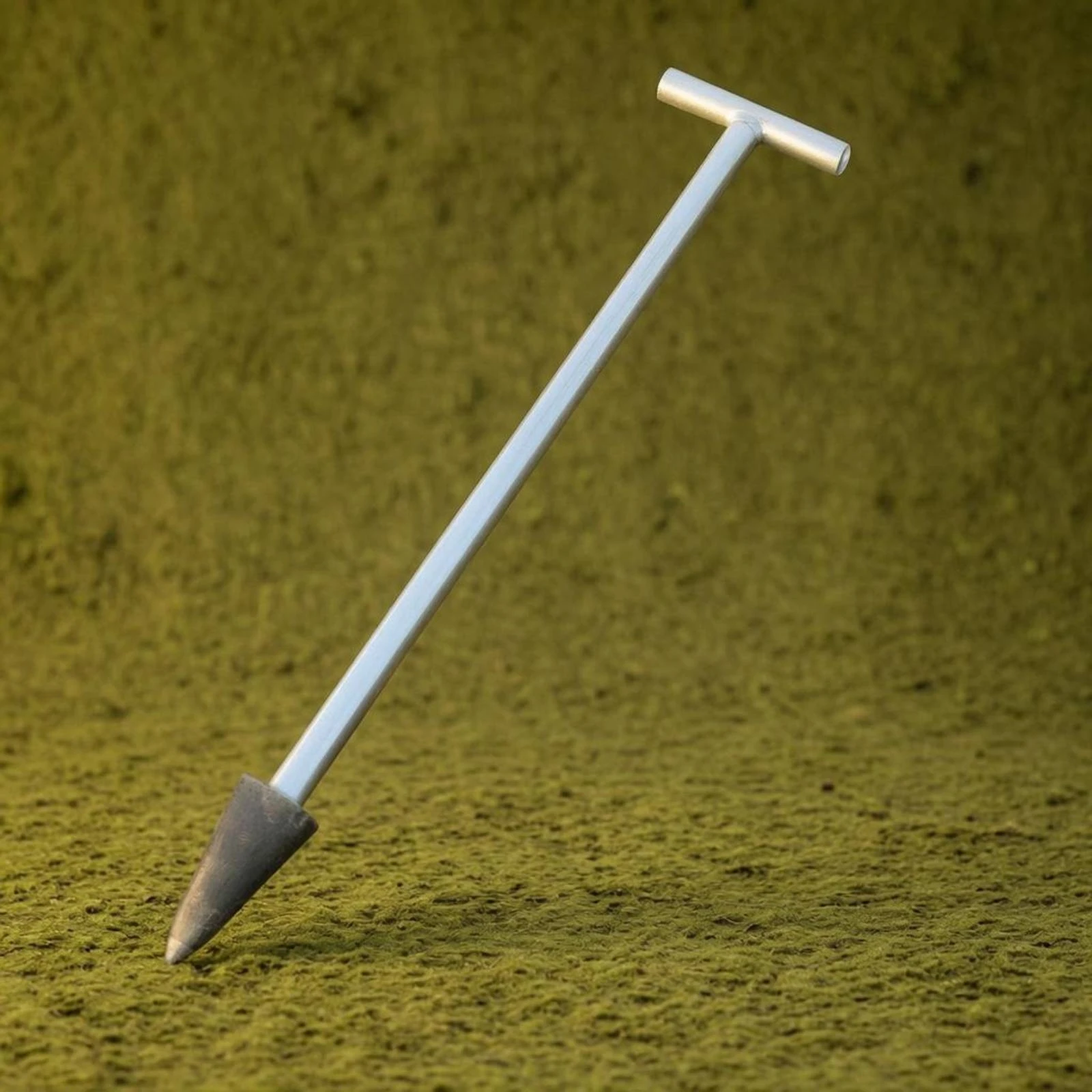 

Seedling Transplanter Metal Hole-Making Tool Soil Hole Digger Compact and Lightweight Digging Implement Stainless Steel