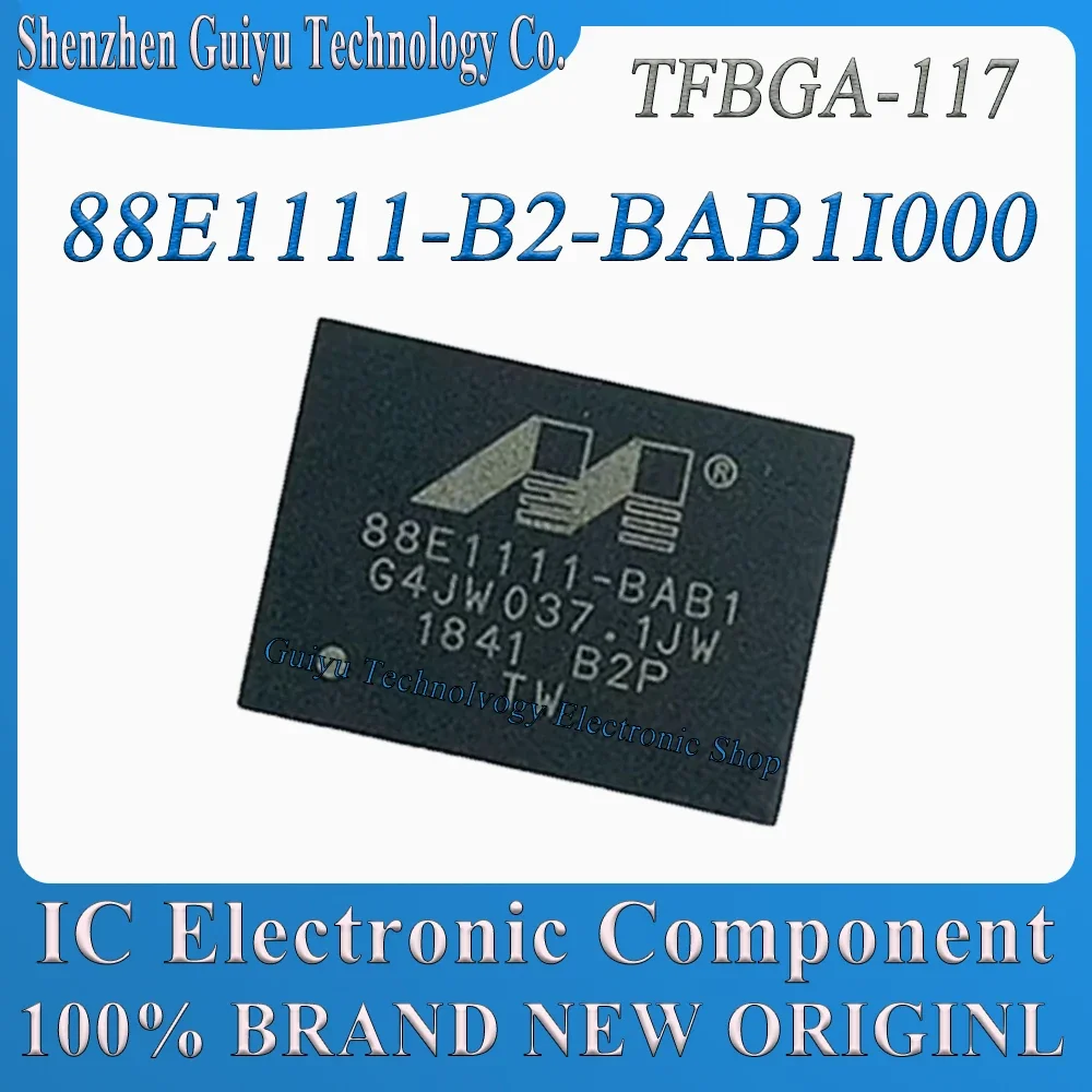 88E1111-B2-BAB1I000 88E1111-B2-BAB1C000 88E1111-BAB1 88E1111 TFBGA-117 IC Chip