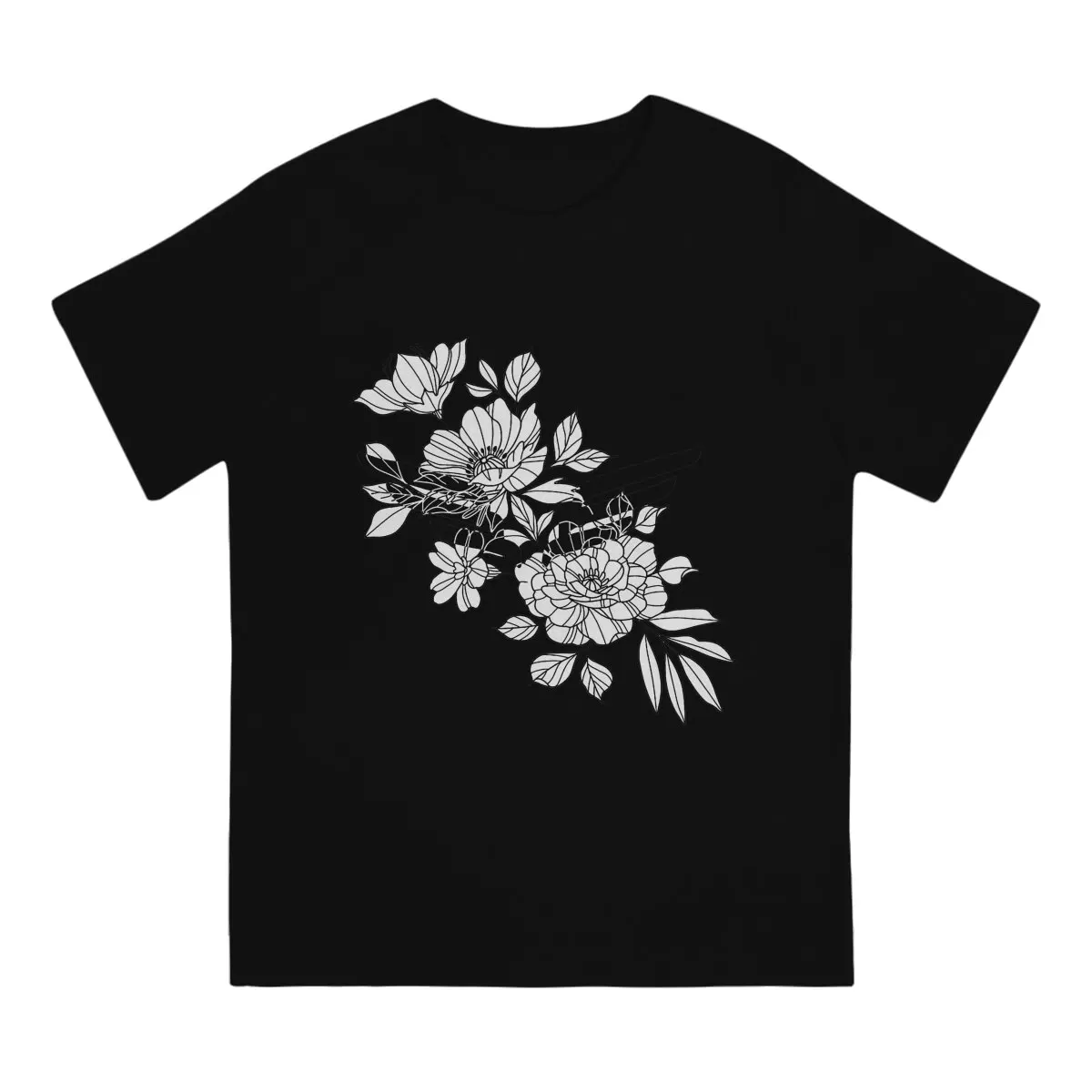 Novelty Flowered T-Shirt for Men O Neck T Shirts Mumford And Sons Short Sleeve Tee Shirt Gift Idea Clothing