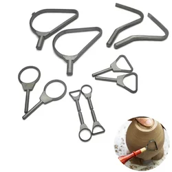 Alloy Clay Sculpture Scraping Ring Repair Tool Ceramic Clay Sculpture Carving Texture Ring Knife Tungsten Steel Repair Tool
