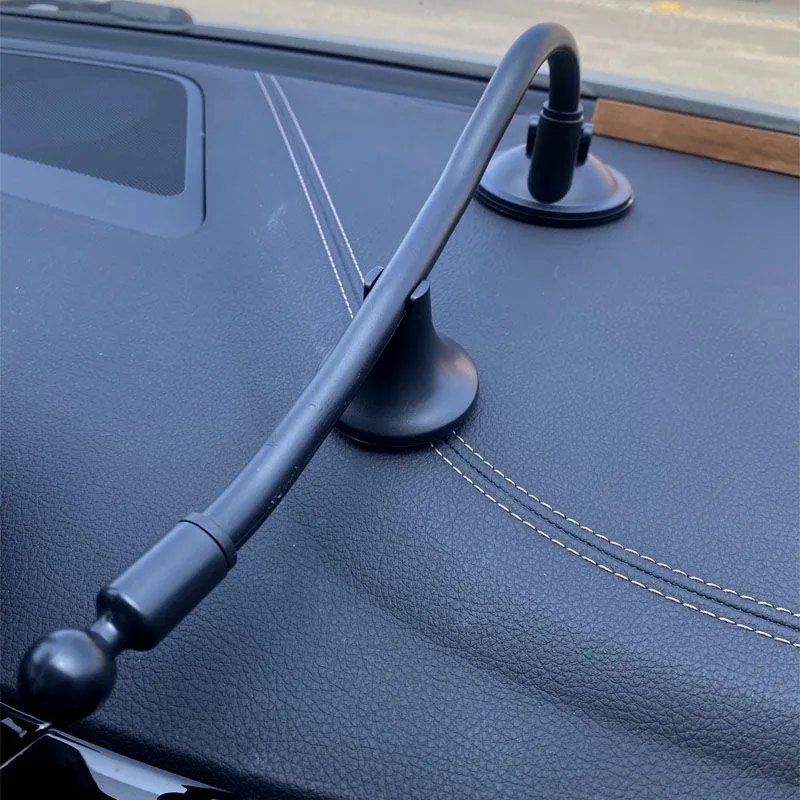 

Держатель для телефона в автомобиль на присоске, многофункциональный, с универсальным удлинителем и гибким стержнем для навигации