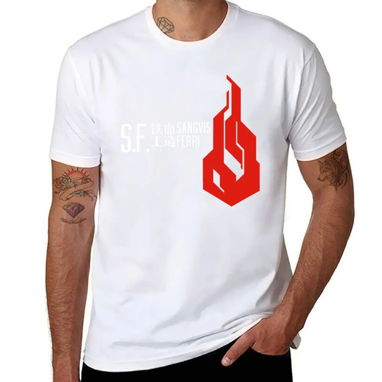 Футболка Girls_ Frontline Sangvis Ferri, футболки с аниме, мужские футболки большого размера с рисунком, футболка