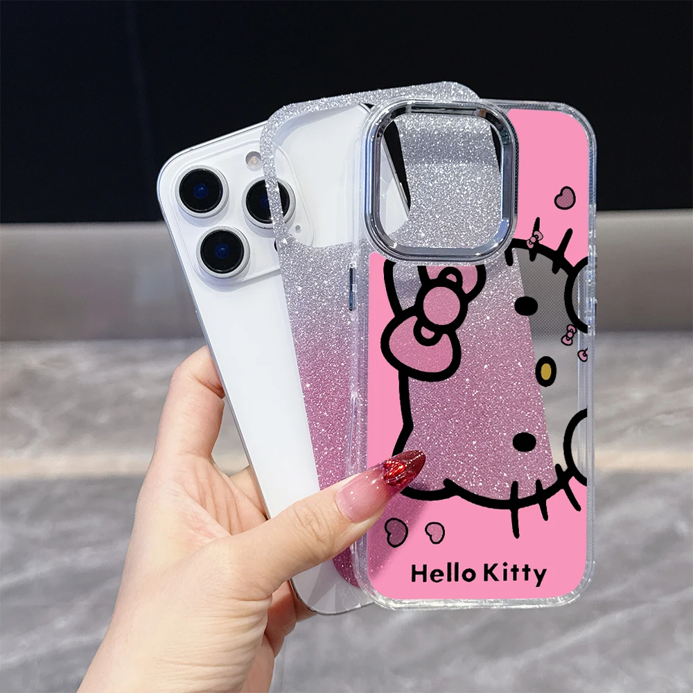 كارتون لطيف H-Hello K-Kitty تصفيح قضية الهاتف لسامسونج غالاكسي A56 A36 A26 A06 A55 A35 A16 A06 A54 A34 A25 A24 A15 A14 4G 5G