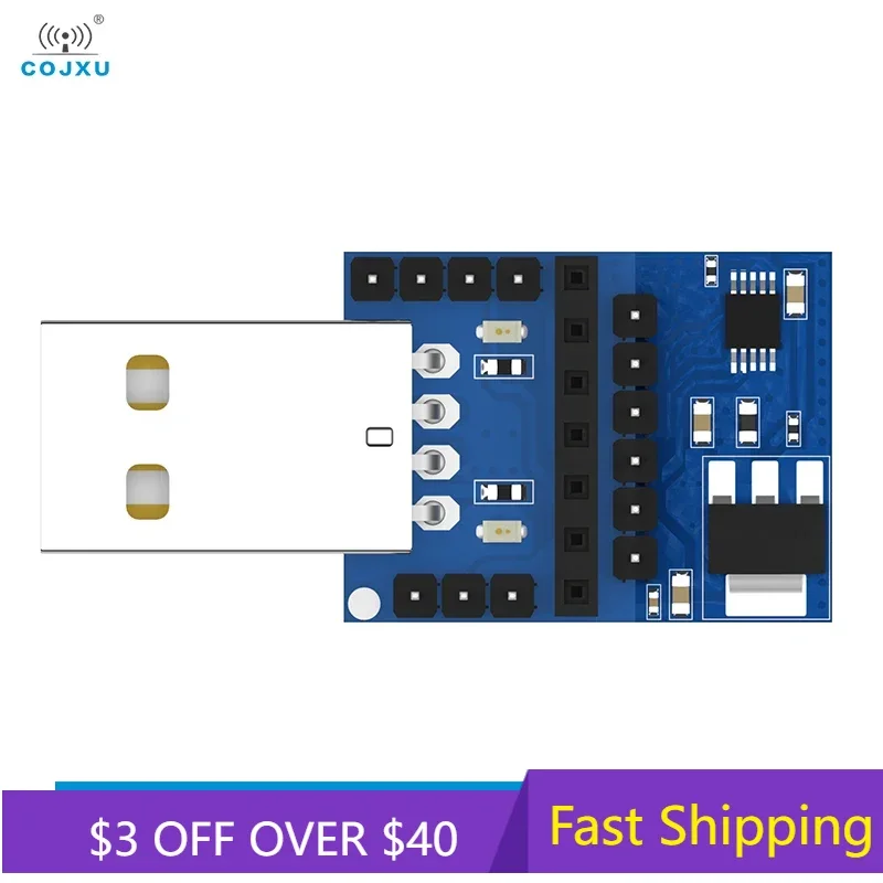 

USB to TTL Adapter Board USB UART CP2102 E15-USB-T2 3.3V 5V ESD Wireless Adapter For RF Serial Module