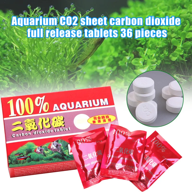 Aquarium Co2 Tablet Carbon Dioxide Supplements Fish Tank Diffuser Water Plants Aquatic Plants CO2 Tablets Aquarium Accessories