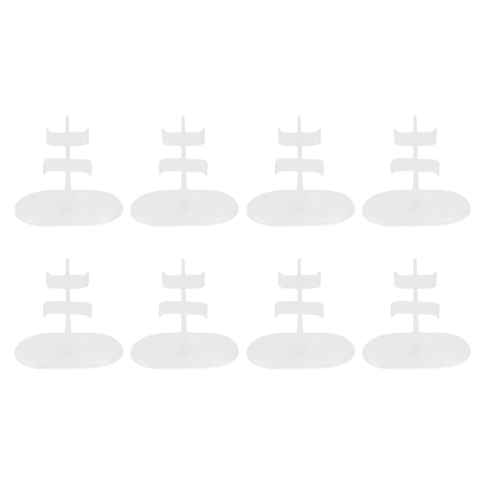 8 Stuks Kinderen Jurk Display Stands Kleding Houder Mini Huis Mode Rack Kinderkleding Organizer Accessoire Jurk Beugel