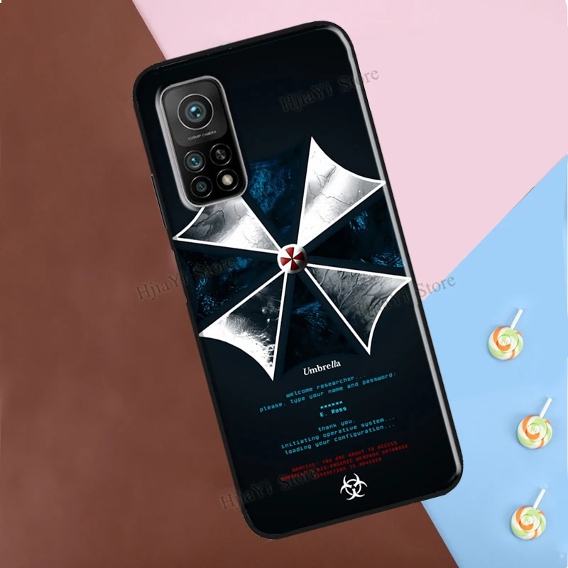 Umbrella Corporation Case For POCO F3 F2 M3 M4 X3 GT X4 Pro Cover For Xiaomi Mi 11 Lite Ultra Mi 10T 11T 12 Pro view 3
