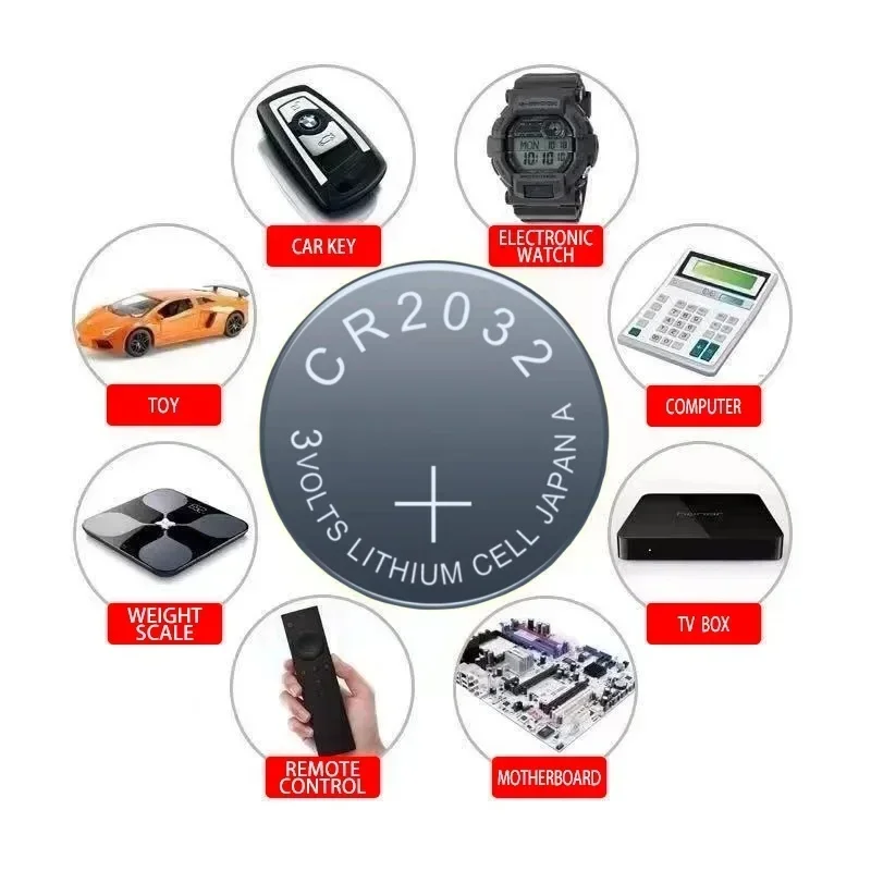 10 قطعة لسوني CR2032 CR2016 CR2025 CR 2032 بطارية DL2025 سيارة التحكم عن بعد ساعة اللوحة الأم مقياس زر خلايا العملة